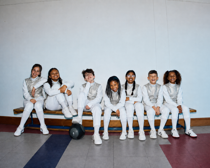 SFE Fencing Camps — youth athletes training